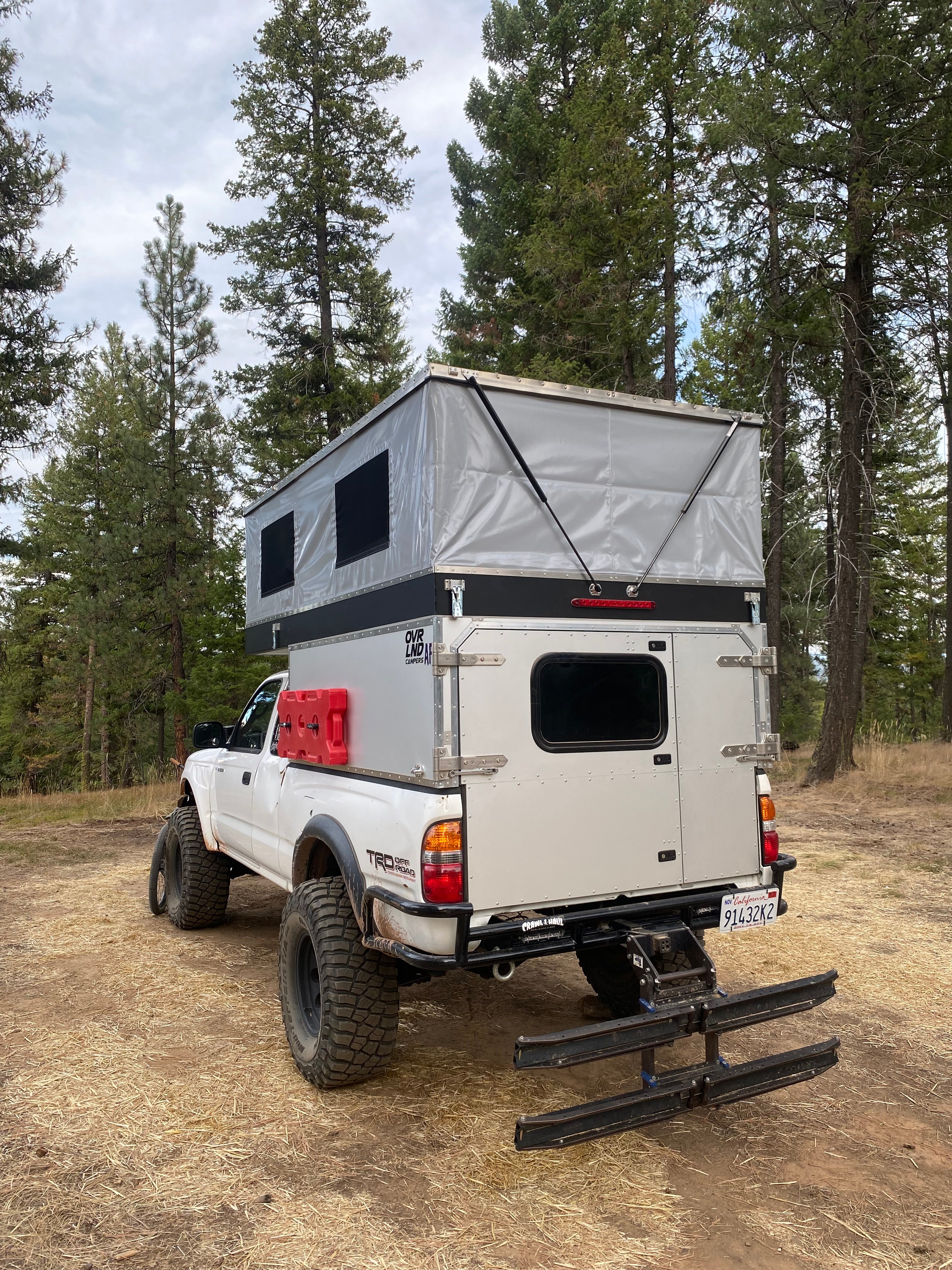 Pop up camper clearance for tacoma short bed