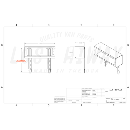 TRUCK CAMPER UPPER CABINET